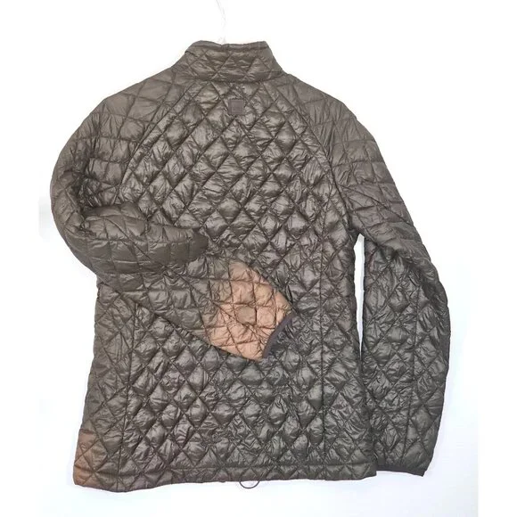 NWD Rainforest Women’s Brown Polyester Thermoluxe Puffer Jacket Size Small 1753 - Picture 14 of 14